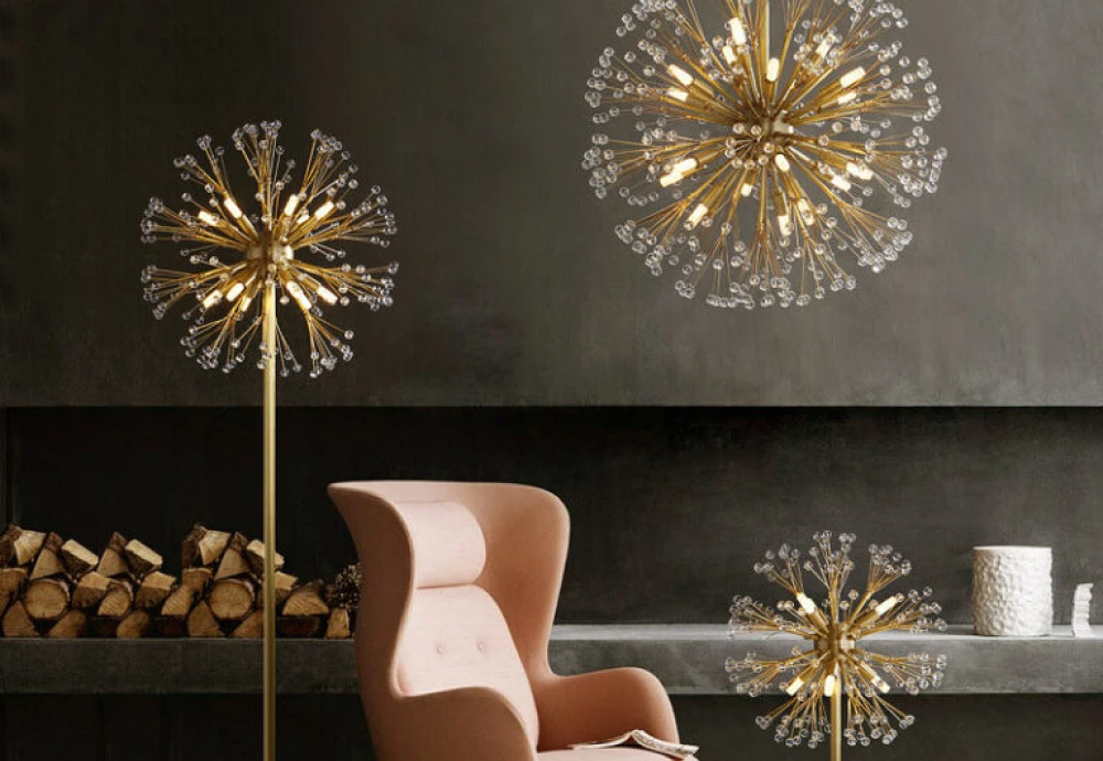 statement globe chandelier