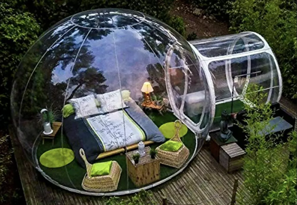 stargaze outdoor bubble tent