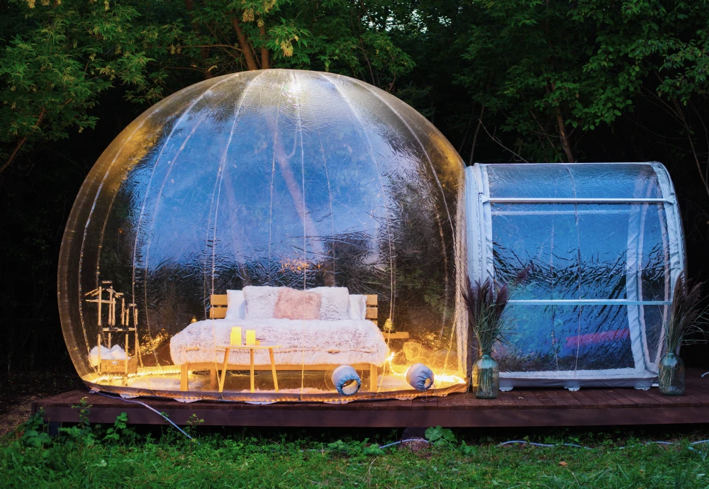 diy inflatable bubble tent