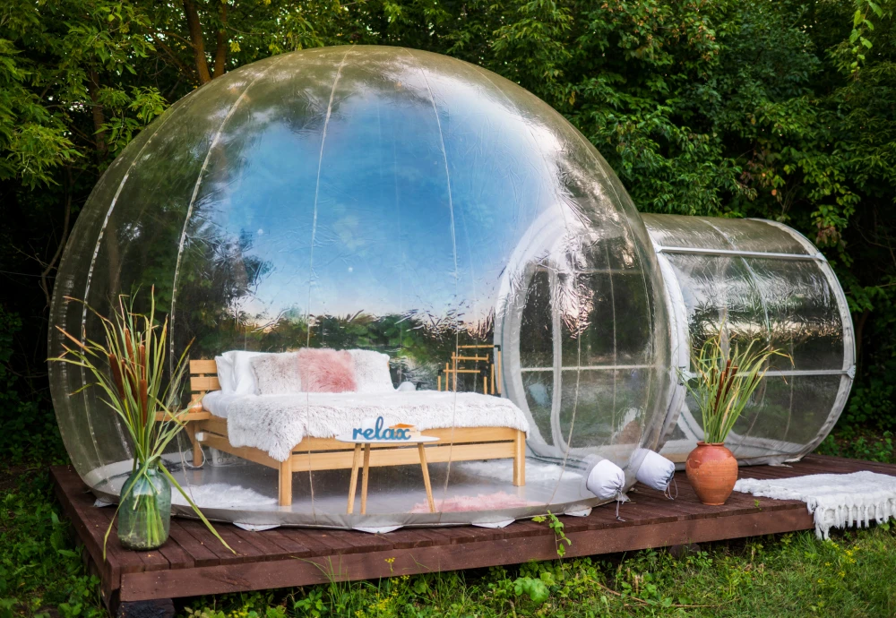 inflatable bubble tents
