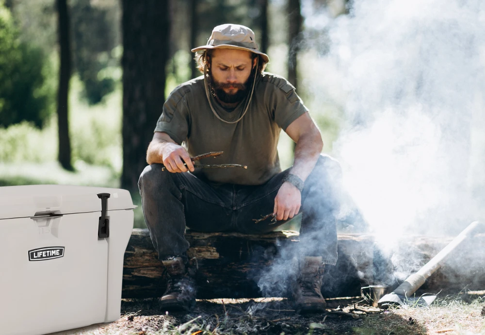 outdoor cooler with bottle opener