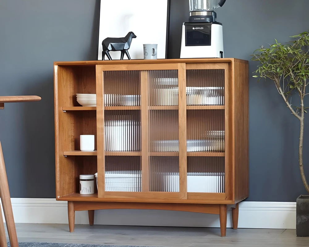 wood sideboard with drawers